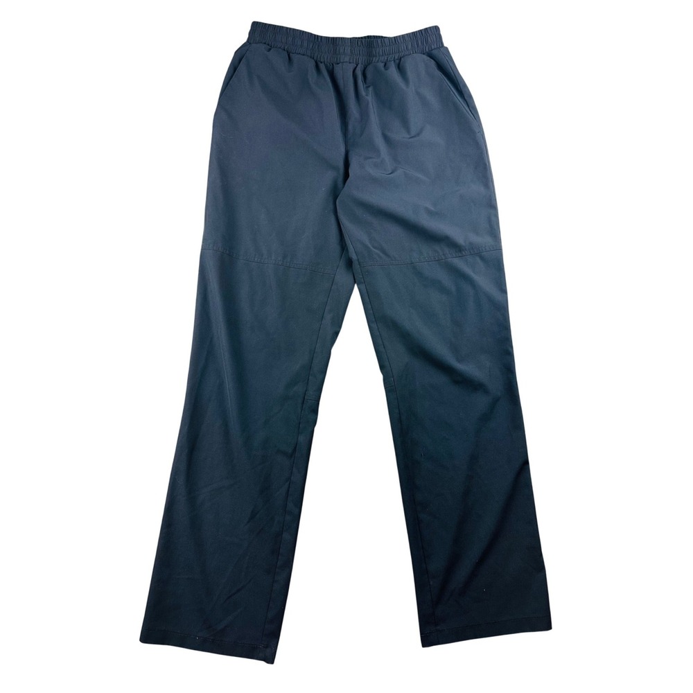 Asics LITE-SHOW Running Pants Men M Blue Reflective Track Jogger Activewear